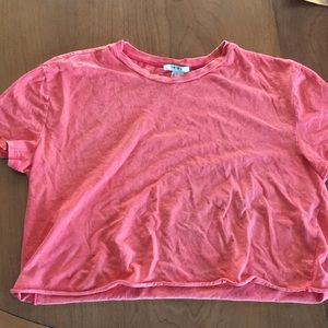 NWOT Orange Crop Top